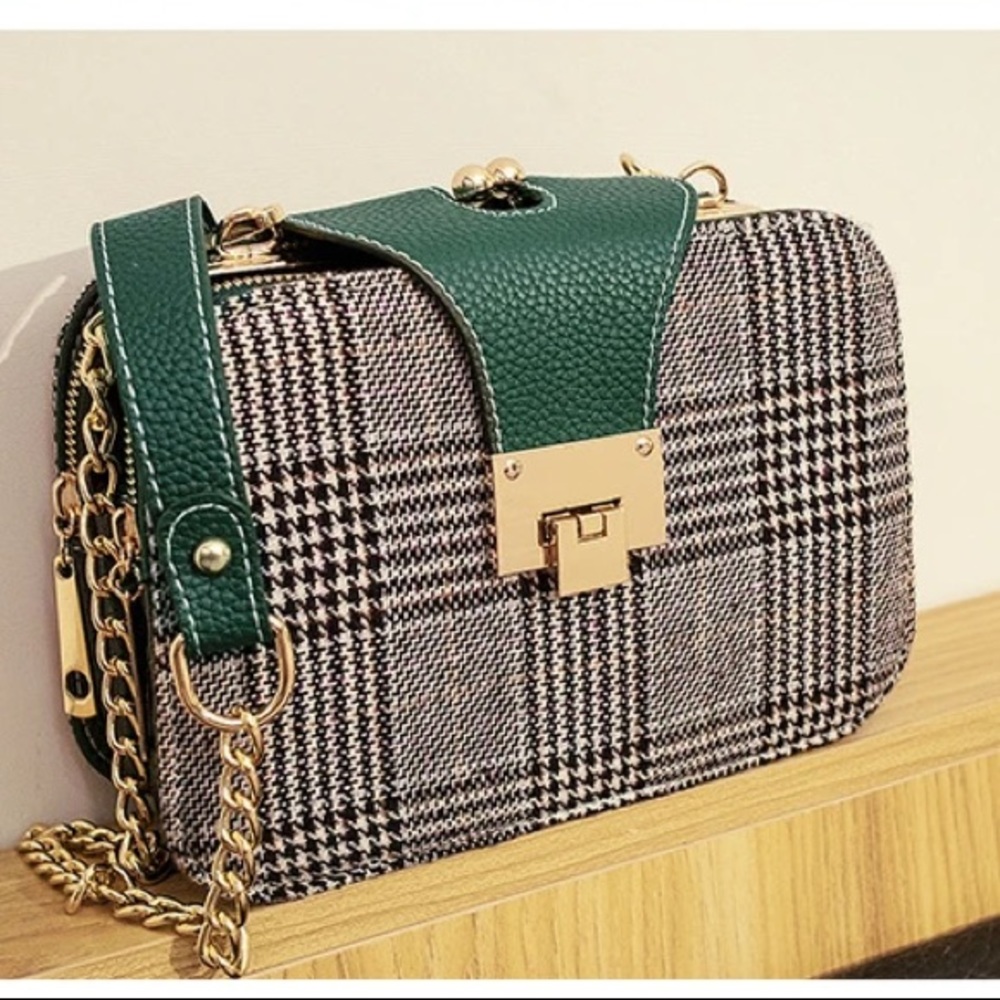Houndstooth Handbag